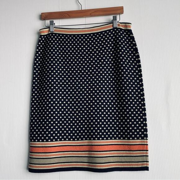 Anthropologie Sparrow Merino Wool Blend Skirt Size Medium polka dot - Picture 10 of 10
